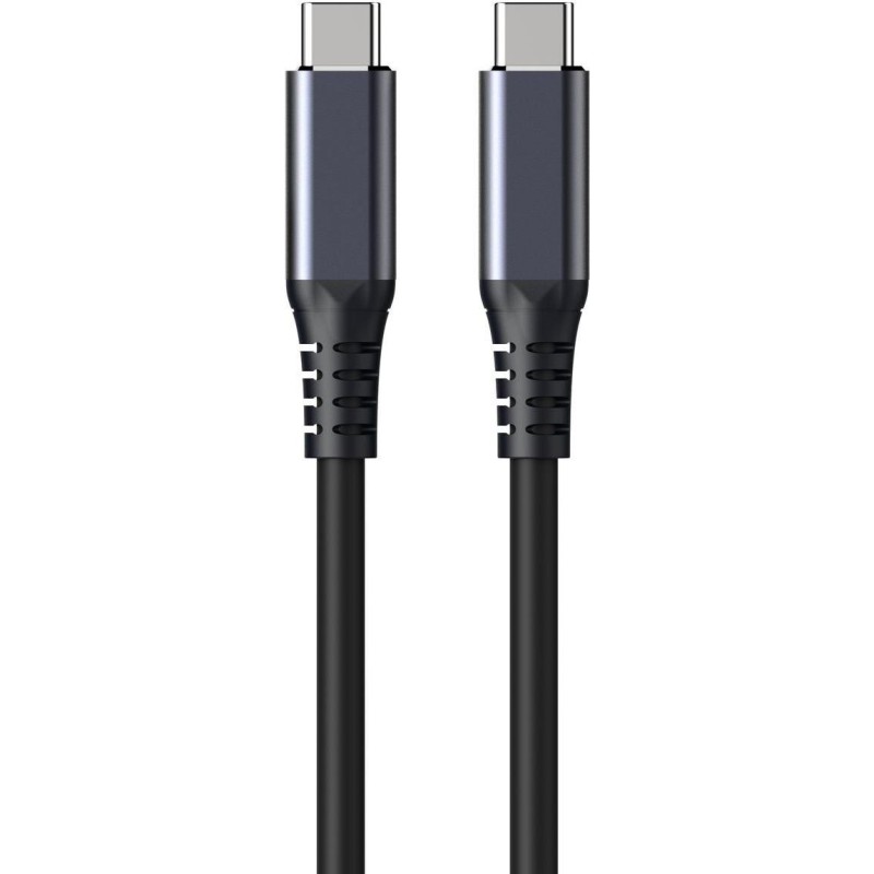 INFINITE USB-C Cable 1m, USB4 - Gen2, 100W, 20Gbps Black. - Recycled 