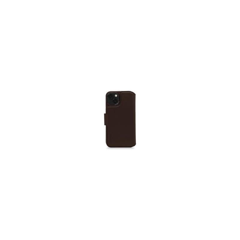 Decoded Leather Detachable Wallet iPhone 14 Chocolate Brown