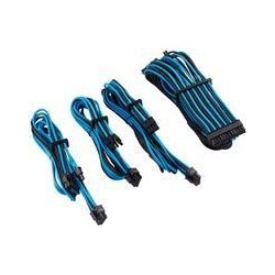 Set di cavi premium con guaina (Gen 4) - blu/nero