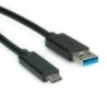 ROLINE USB 3.1 Cable, A-C, M/M 0.5 m cavo USB 0,5 m USB 3.2 Gen 1 [3.