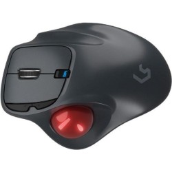 KEYSONIC Mouse wireless trackball RF Dongle USB, 1000 dpi, ergonomico