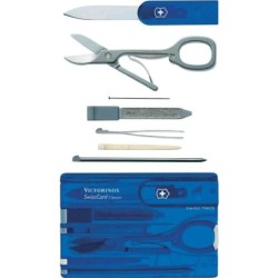 Victorinox V-0.71 22.T2 Multiutensile SwissCard Zaffiro trasparente