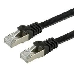 VALUE FTP PatchCord Cat.6A/Classe EA, piatto, nero, 1m