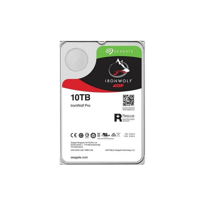 Seagate IronWolf Pro ST10000NE000 disco rigido interno 3.5&quot; 10000 GB 