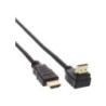 Cavo HDMI HS - angolato - con connettore Eth. - ST - ST - zincato con