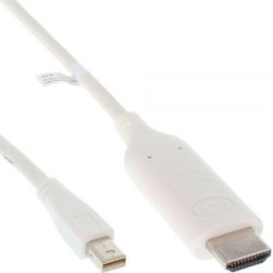 Cavo convertitore Mini DisplayPort a HDMI - bianco - 0,5 m - 4K2K - c