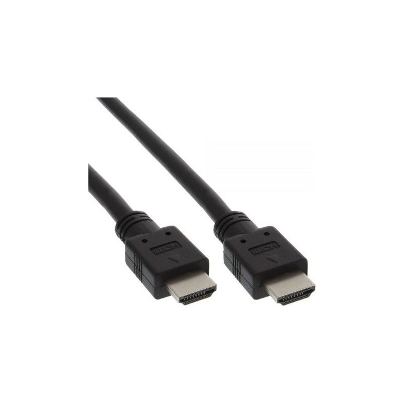 Cavo HDMI - HDMI alta velocit&agrave; - maschio - maschio - nero - 0,5 m