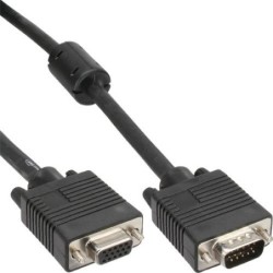 Prolunga S-VGA - spina HD 15 pin - presa - nera - 1m