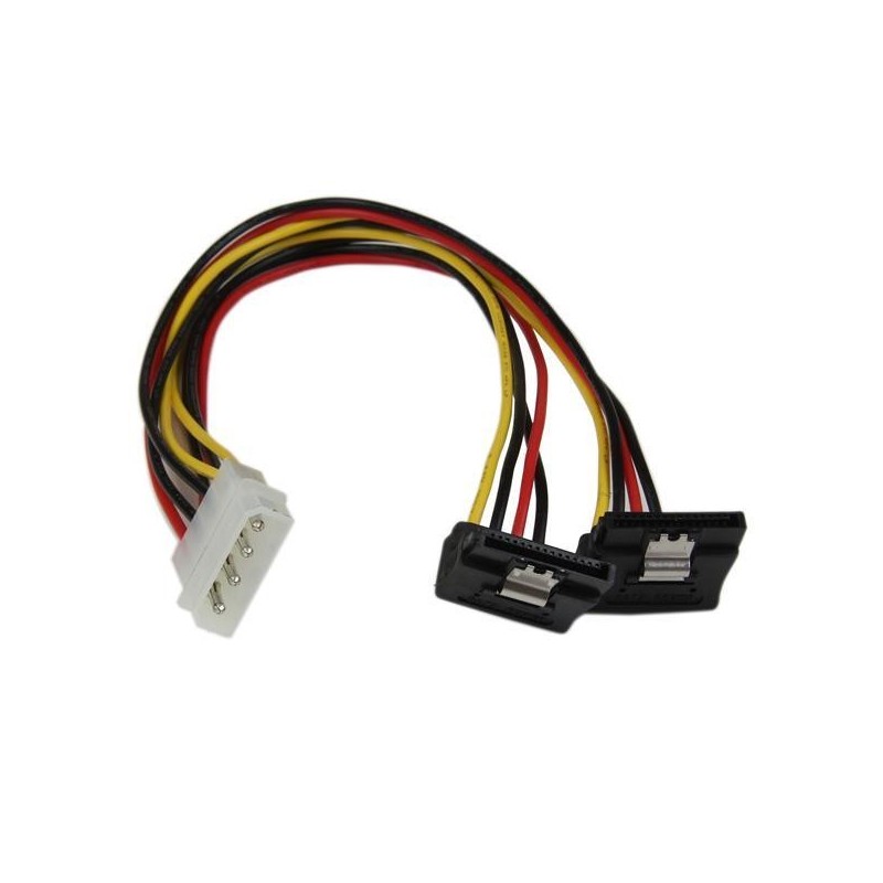 StarTech.com Splitter cavo di alimentazione Y LP4 a 2 SATA Latching a