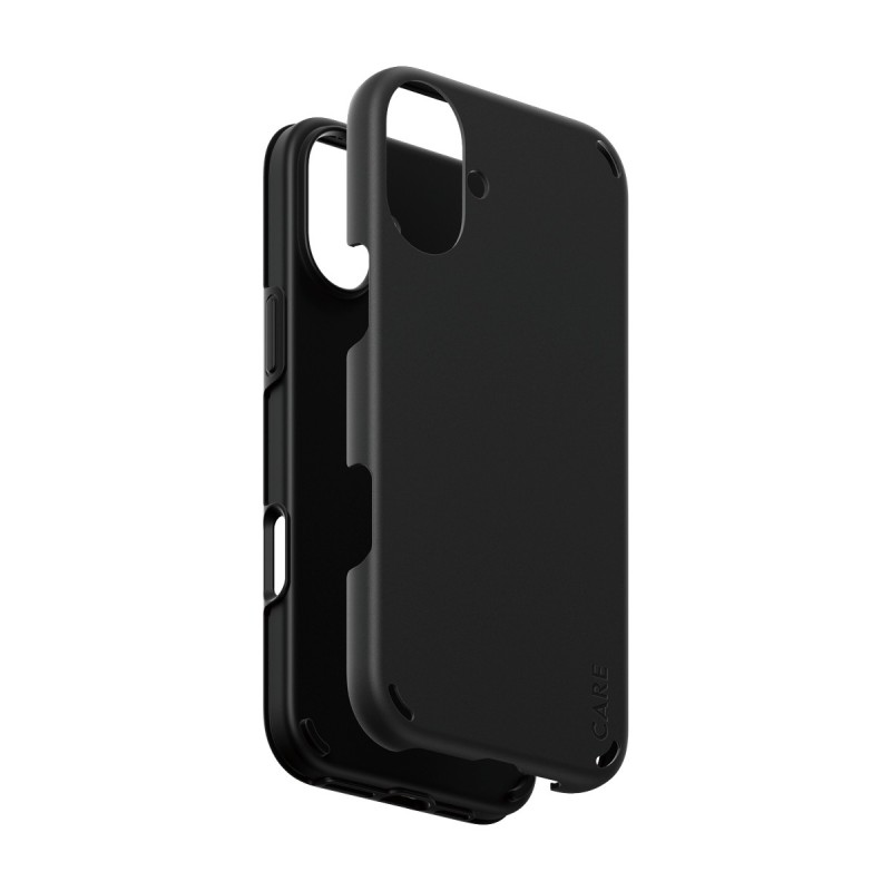 PanzerGlass CARE by PG Double Def BLK iPhone16 6.7 custodia per cellu