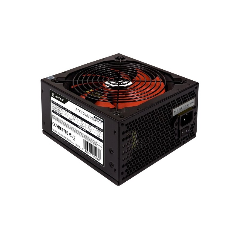 UNYKAch UK210551 alimentatore per computer 550 W 20+4 pin ATX ATX Ner