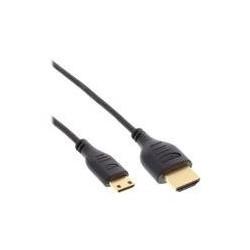 Cavo HDMI Superslim da A a C - HS con Eth. - Premium - nero - oro - 0