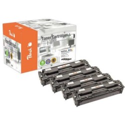 Peach 111916 cartuccia toner 4 pz Compatibile Nero, Ciano, Magenta, G