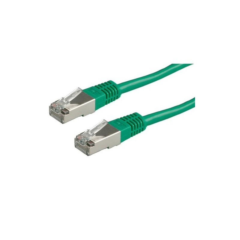 Patch Cord ROLINE S/FTP (PiMF) Cat.5e/Classe D, verde, 2m