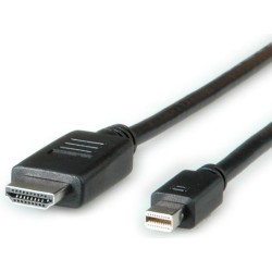 ROLINE - Cavo video/audio - DisplayPort / HDMI - 30 AWG - Mini Displa