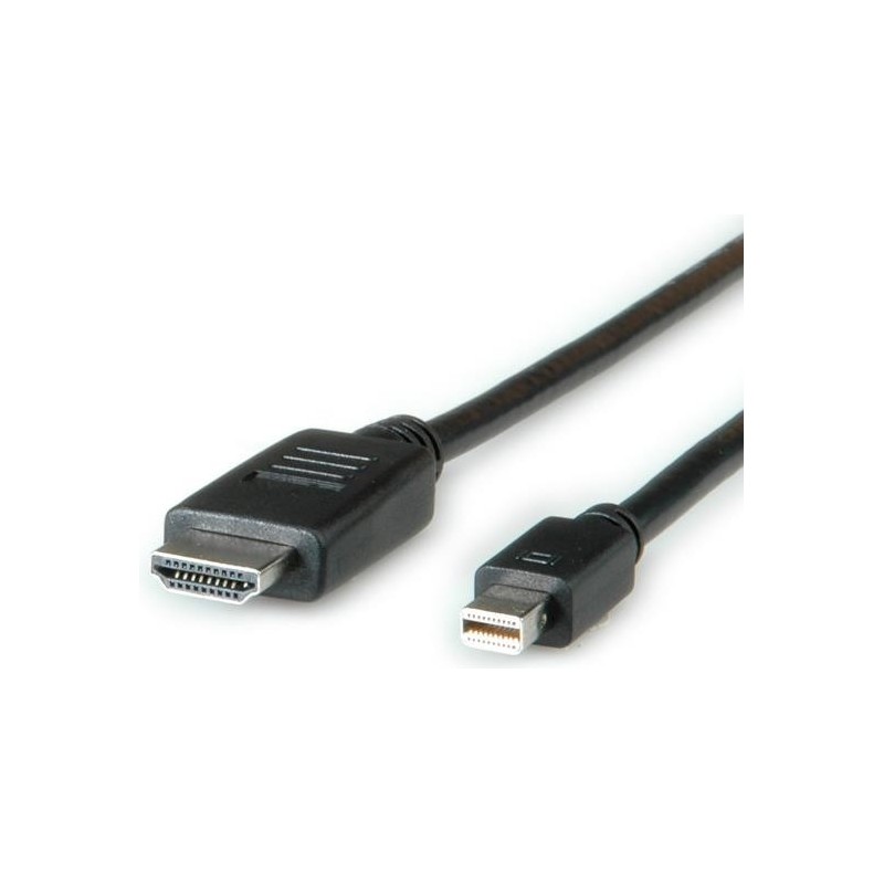 ROLINE - Cavo video/audio - DisplayPort / HDMI - 30 AWG - Mini Displa