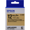 Epson LabelWorks LK-4KBM - nastro per etichette - nero su oro - rotol