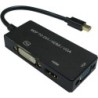 12993154, 0,1 m, Mini DisplayPort, DisplayPort + DVI + HDMI, Maschio,