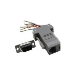 Adattatore: presa Sub D a 9 pin su presa RJ45