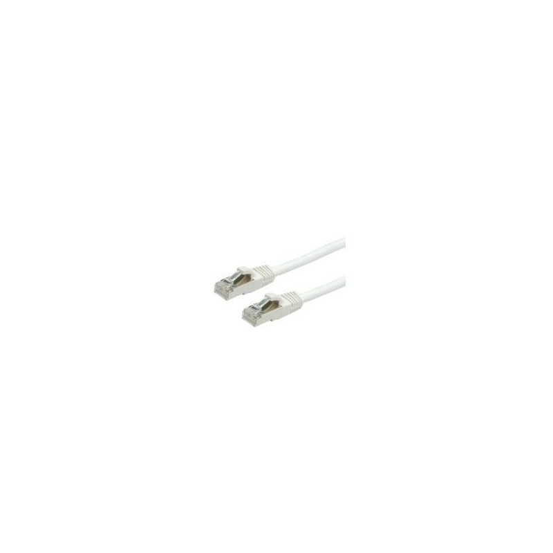 Value 21.99.1236 cavo di rete Bianco 1 m Cat6 S/FTP [S-STP] (VALUE S/