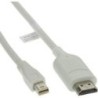 Cavo convertitore Mini DisplayPort a HDMI - bianco - 5 m - 4K2K - con