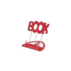 Leggio WEDO BOOK, con base in plastica, supporto in metallo nichelato