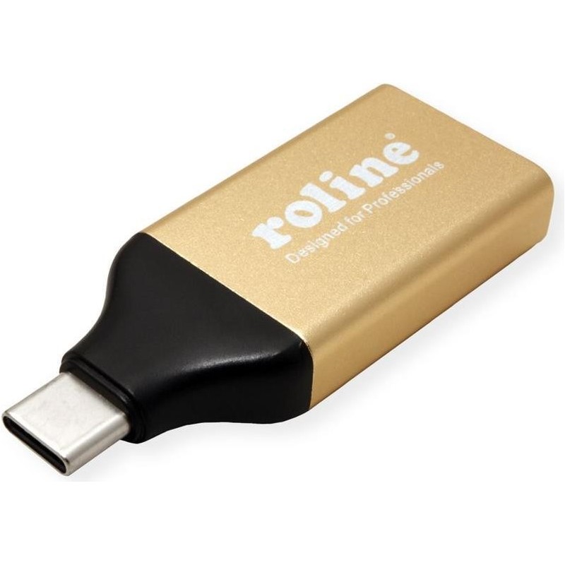 12.03.3231, USB tipo C, HDMI, nero, oro