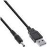 Cavo adattatore di alimentazione CC USB - Spina USB A a CC 3,5x1,35 m