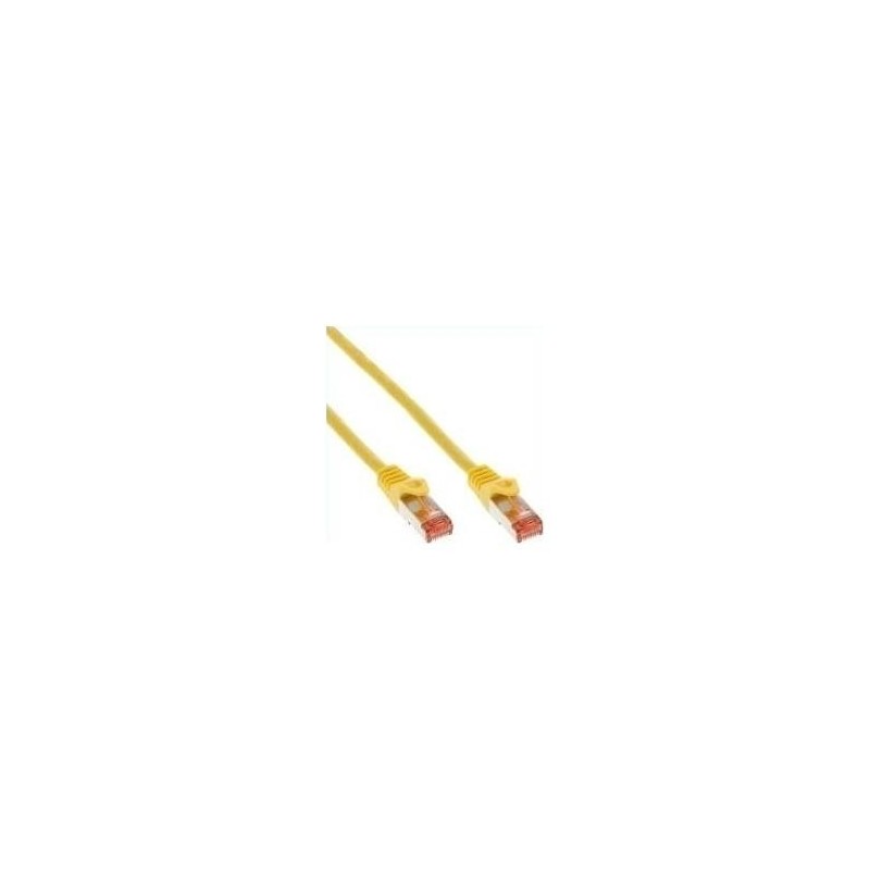 Cavo patch - S-FTP PiMf - Cat.6 - 250 MHz - PVC - CCA - giallo - 0,25