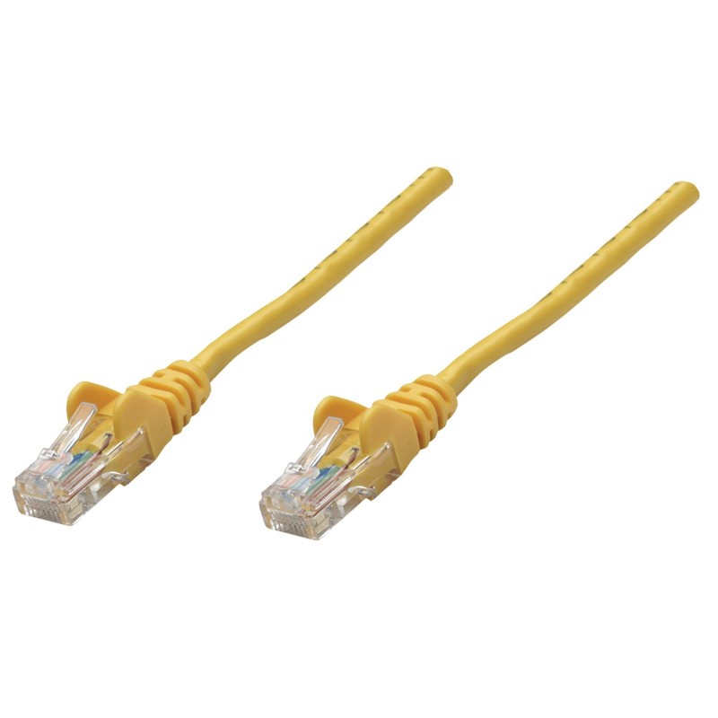 Intellinet Cat6, UTP, 2m cavo di rete Giallo U/UTP (UTP)