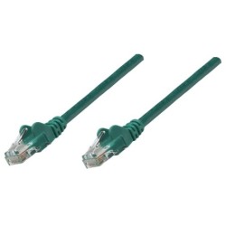 Intellinet Cat6, UTP, 3m cavo di rete Verde U/UTP (UTP)