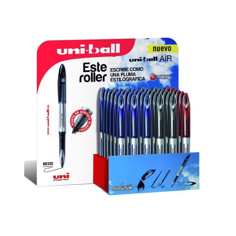 Uni-ball AIR -UBA-188-L/3D EXPOSITOR 0,7mm - Rollerball con scrittura