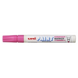 Uni Paint Marker Marcatore per pittura -PX-20 (L) Rosa 2,2-2,8mm Cara