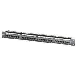 ROLINE Patchpanel 19&quot;, Cat.5e/Classe D, 24 porte, UTP, nero