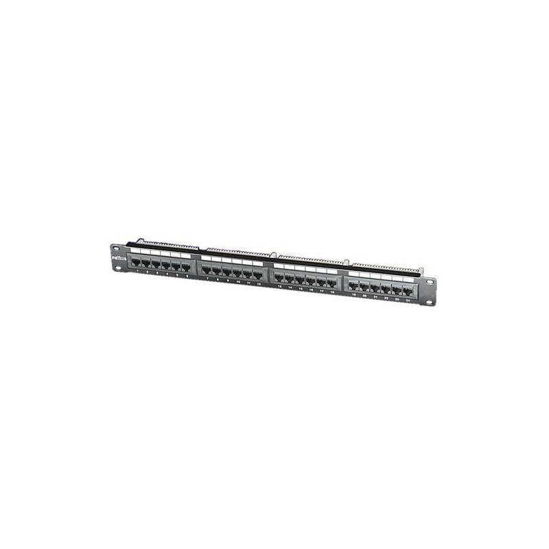 ROLINE Patchpanel 19&quot;, Cat.5e/Classe D, 24 porte, UTP, nero