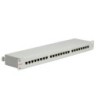 ROLINE Patchpanel 19&quot;, Cat.5e/Classe D, 24 porte, STP, grigio chiaro