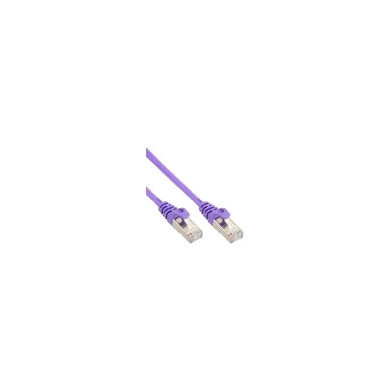 Cavo patch - SF-UTP - Cat.5e - viola - 1m