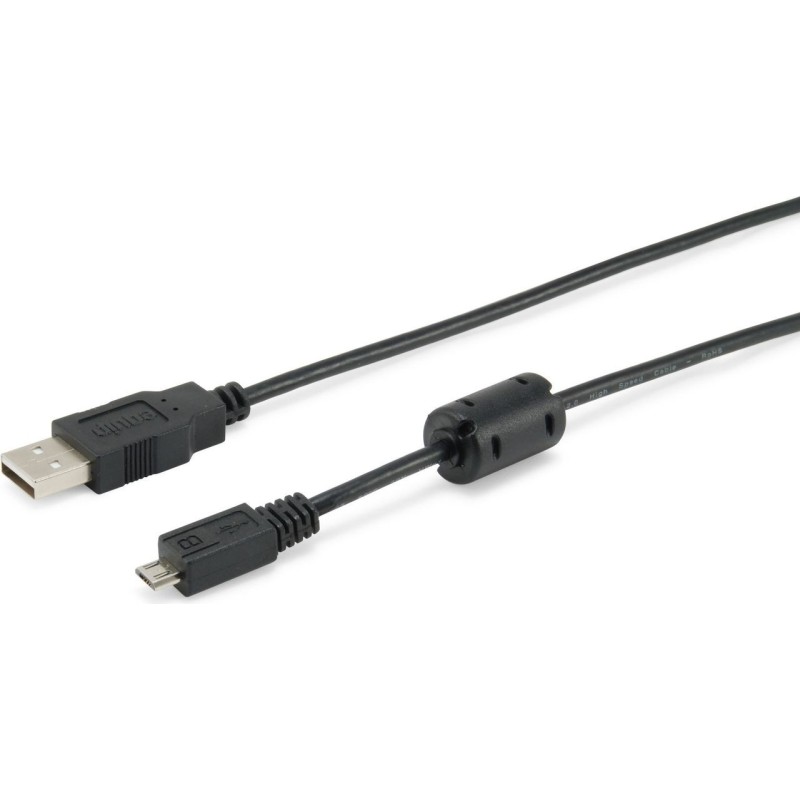 Equip 128551 cavo USB 1,8 m USB 2.0 USB A Micro-USB B Nero