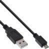 Cavo Micro-USB 2.0 Basic - Da USB-A a Micro-B ST-ST - nero - 1 m