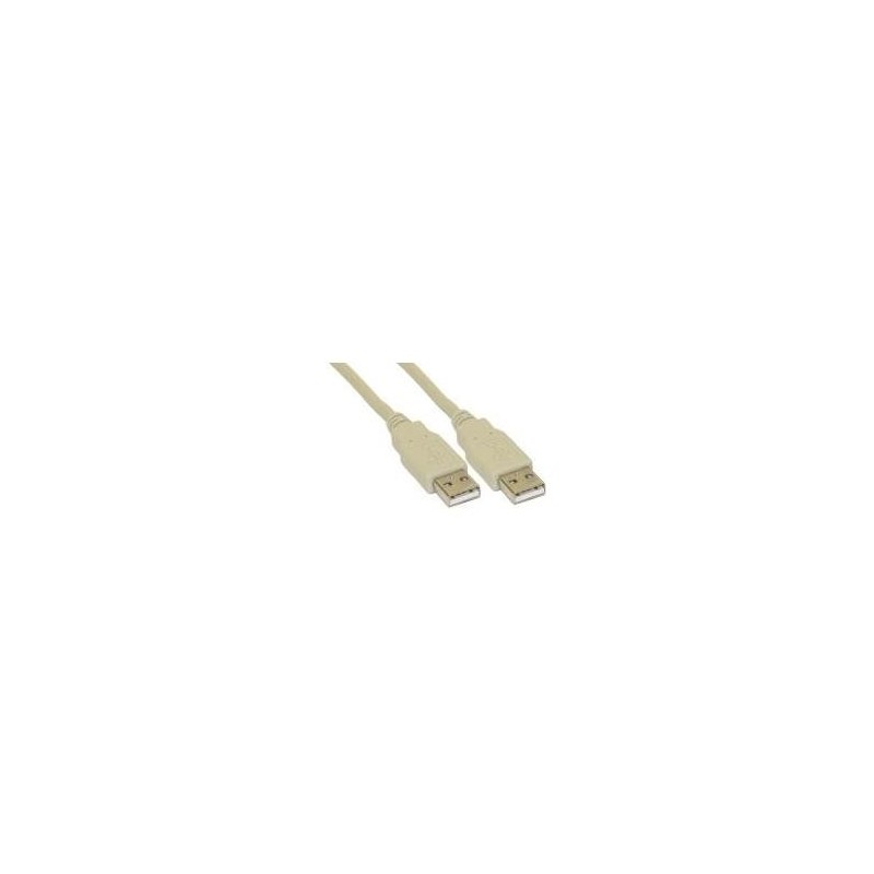 Cavo USB 2.0 - da A ad A - beige - 1 m