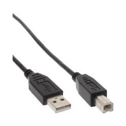 Cavo USB 2.0 - da A a B - nero - 0,5 m