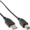 Cavo USB 2.0 - da A a B - nero - 0,5 m