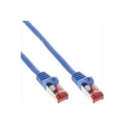 Cavo patch - S-FTP PiMf - Cat.6 - 250 MHz - PVC - rame - blu - 40 m