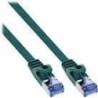 Cavo patch piatto - U-FTP - Cat.6A - verde - 10m