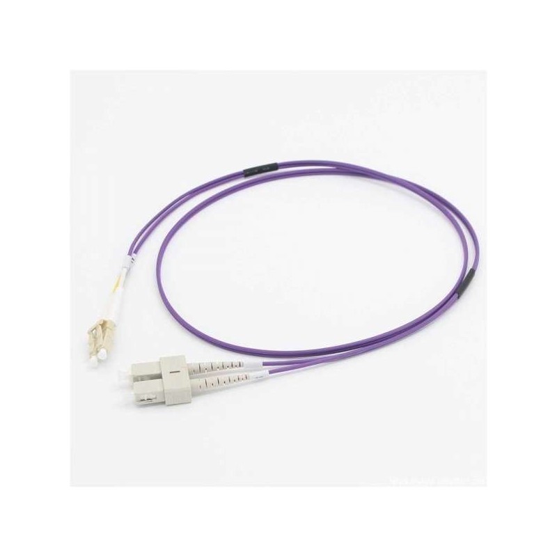 C2G CAVO PATCH IN FIBRA OM4 LSZH LC/SC 2 M - VIOLA