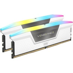 Kit RAM CL36 DDR5-5600 da 32 GB (2x16 GB) CORSAIR VENGEANCE RGB Bianco