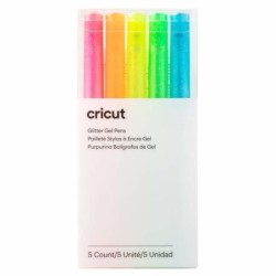 Penna gel Cricut GLITTER NEON Multicolore 0,8 mm (5 Unit&Atilde;&nbsp;)