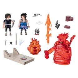 Playset Playmobil 70666 Sasuke vs Itachi 37 Pezzi