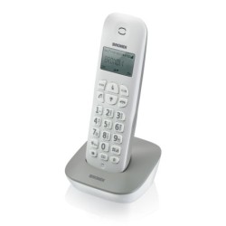 TELEFONO CORDLESS BRONDI GALA 10273722 Bianco/Grigio DECT display alf