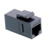 VALUE RJ45 Keystone Modular Coupler, Cat.6/Classe E, UTP, nero